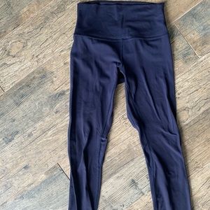 Navy align pant